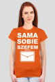 Koszulka "sama sobie szefem"
