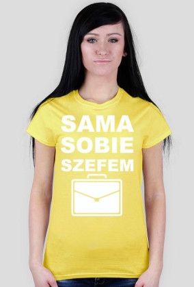 Koszulka "sama sobie szefem"