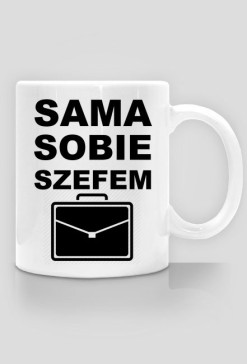 Kubek "sama sobie szefem"