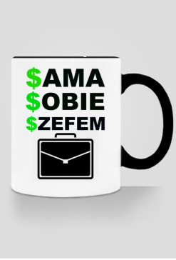 Kubek "sama sobie szefem"