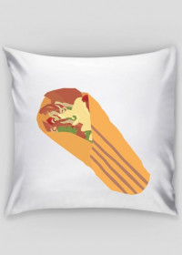 poszewka na poduszkę - kebab