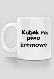 KUBEK NA PIWO KREMOWE