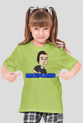 Koszulka dziecięca "Maxplaier" (Avatar) DZIEWCZYNKA