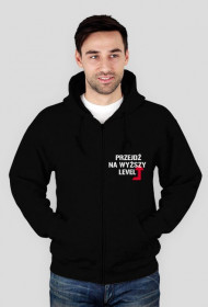 Czarna bluza z kapturem GRACZ