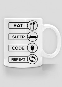 Kubek dla Programisty: Eat, Sleep, Code, Repeat