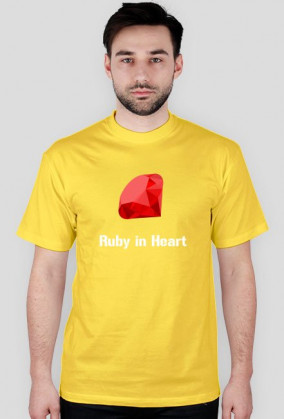 Koszulka dla Programisty Ruby on Rails