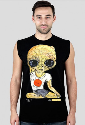 koszulka męska bez rękawów Alien Joga