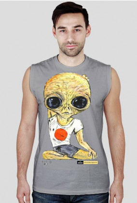 koszulka męska bez rękawów Alien Joga