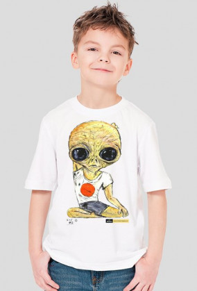 T-shirt dziecięcy Alien - Joga
