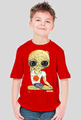 T-shirt dziecięcy Alien - Joga