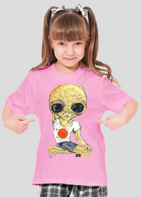 T-shirt dziecięcy Alien - Joga
