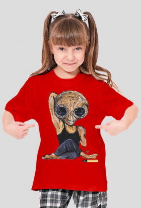 T-shirt dziecięcy Alien - Joga