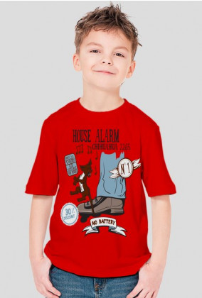 Boom koszulka dziecięca "Alarm"