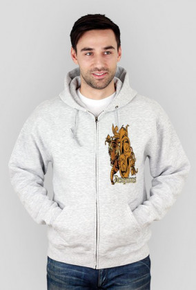 Rozpinana bluza z kapturem