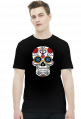 Koszulka z czaszką folk sugar skull