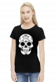Sugar skull czaszka folk koszulka damska