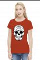 Sugar skull czaszka folk koszulka damska