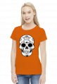 Sugar skull czaszka folk koszulka damska