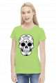 Sugar skull czaszka folk koszulka damska