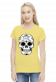 Sugar skull czaszka folk koszulka damska