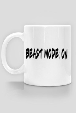 Kubek Biały "beast mode"