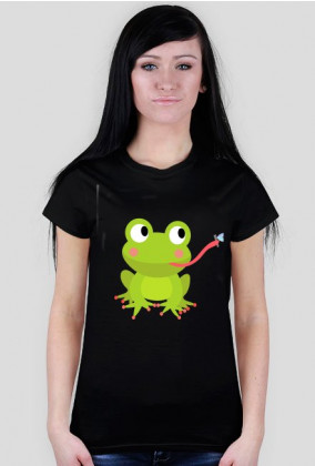 koszulka żaba damska