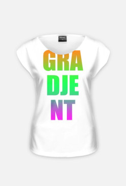 GRADIENT koszulka tęczowa