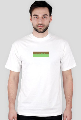 BROWN/LIME/LIME BOX LOGO TEE