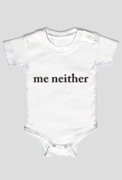 Body dziecięce "me neither"