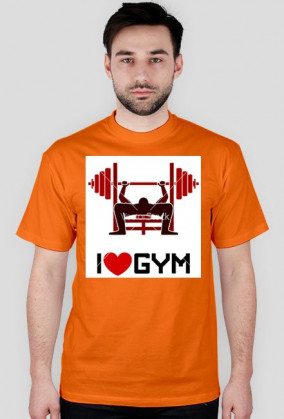 T-Shirt I Love Gym