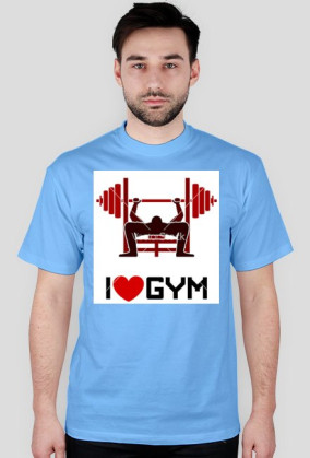 T-Shirt I Love Gym