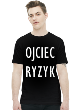Koszulka OJCIEC RYZYK (biały napis)