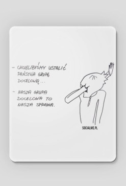 Grupa docelowa podkładka pod mysz