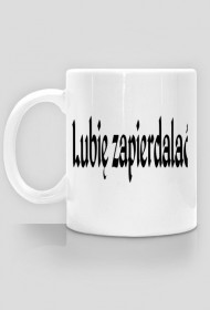 Kubek z Logo ' Lubię zapierdalać ''