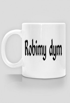 Kubek z Logo '' Robimy dym "