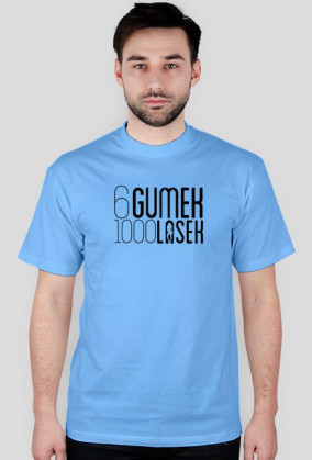 "6 GUMEK 1000 LASEK" Czarny