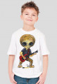 T-shirt dziecięcy Alien - gitara
