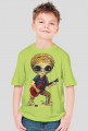 T-shirt dziecięcy Alien - gitara