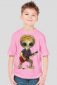 T-shirt dziecięcy Alien - gitara