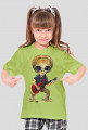 T-shirt dziecięcy Alien - gitara