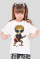 T-shirt dziecięcy Alien - gitara