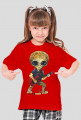 T-shirt dziecięcy Alien - gitara