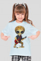 T-shirt dziecięcy Alien - gitara