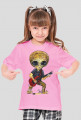 T-shirt dziecięcy Alien - gitara