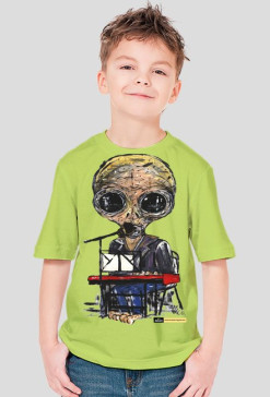 T-shirt dziecięcy Alien - Klawisze