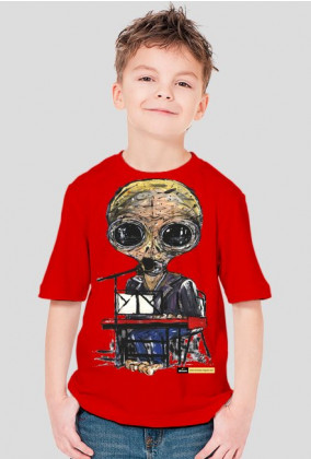 T-shirt dziecięcy Alien - Klawisze