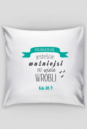 Poszewka na poduszkę nie bójcie się