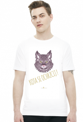 Koszulka męska - KOTA SE OCHRZCIJ !