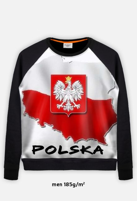 bluza z nadrukiem polska