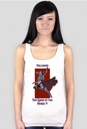 Koszulka damska bez rękawków Queen Sylvanas